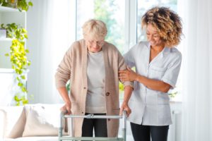 Physical Therapy with elderly patient